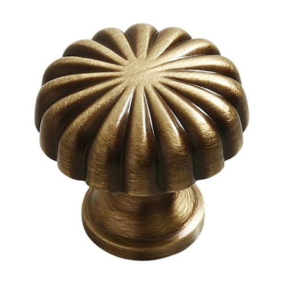 Antique Brass Cabinet Knobs Modern Round Drawer Pulls Kitchen Hardware Decorative Home Upgrade