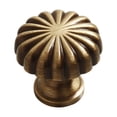 thumbnail image 1 of Antique Brass Cabinet Knobs Modern Round Pulls for Kitchen Drawer Hardware Elegant Decorative Handles, 1 of 5