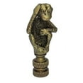 thumbnail image 1 of Antique Brass Decorative Monkey Lamp Shade Finial, 1 of 1