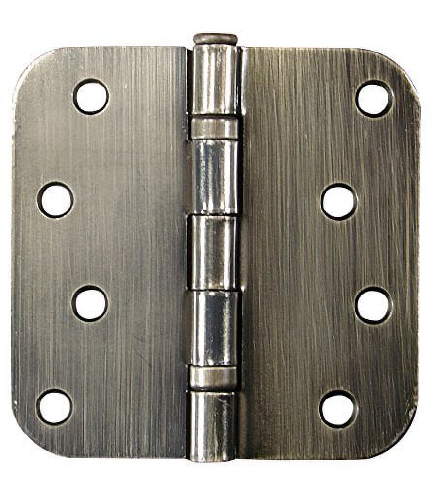 Antique Brass Door Hinges 4 Inch With 5/8 Inch Bearing, 2 Pack