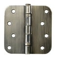 thumbnail image 1 of Antique Brass Door Hinges 4 Inch with 5/8 Inch Radius Ball Bearing - 2 Pack, 1 of 1