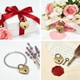 thumbnail image 1 of Antique Brass Heart Shape Padlock, Key Lock, Bronze, Padlock, Travel, Storage, 1 of 6