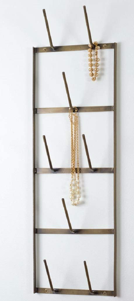 Antique Brass Industrial Loft Urban Farmhouse Wall Mount 8 Arm Bottle ...