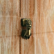 Antique Brass Polished Victorian Woman Hand Shaped Door Knocker 4" Renovator's Supply