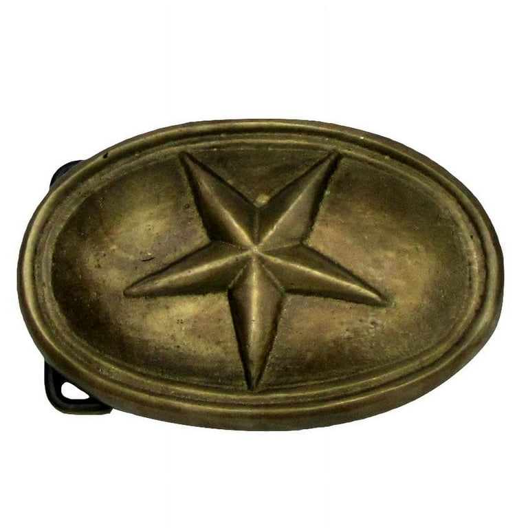 Antique Brass Star Civil War US Army Soldiers Belt Buckle Antique Brass Star Civil War US Army Soldiers Belt Buckle