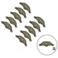 Antique Brass Shell Cup Pull Knobs for Furniture Restoration Pack of 10