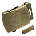 thumbnail image 1 of Antique Brass Slider Military Buckle 1.25" Width, 1 of 2