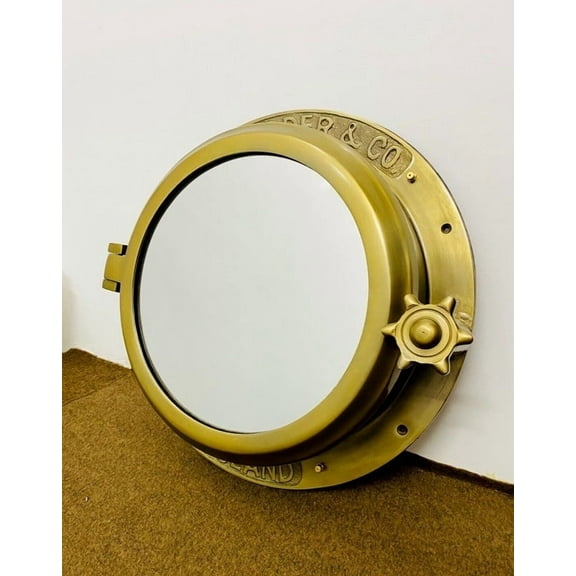 Antique Brass Window Porthole window Heavy cabal ship Porthole