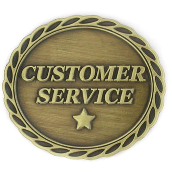 PinMart Antique Bronze Customer Service Corporate Star Award Lapel Pin, 25-Piece Button Pins