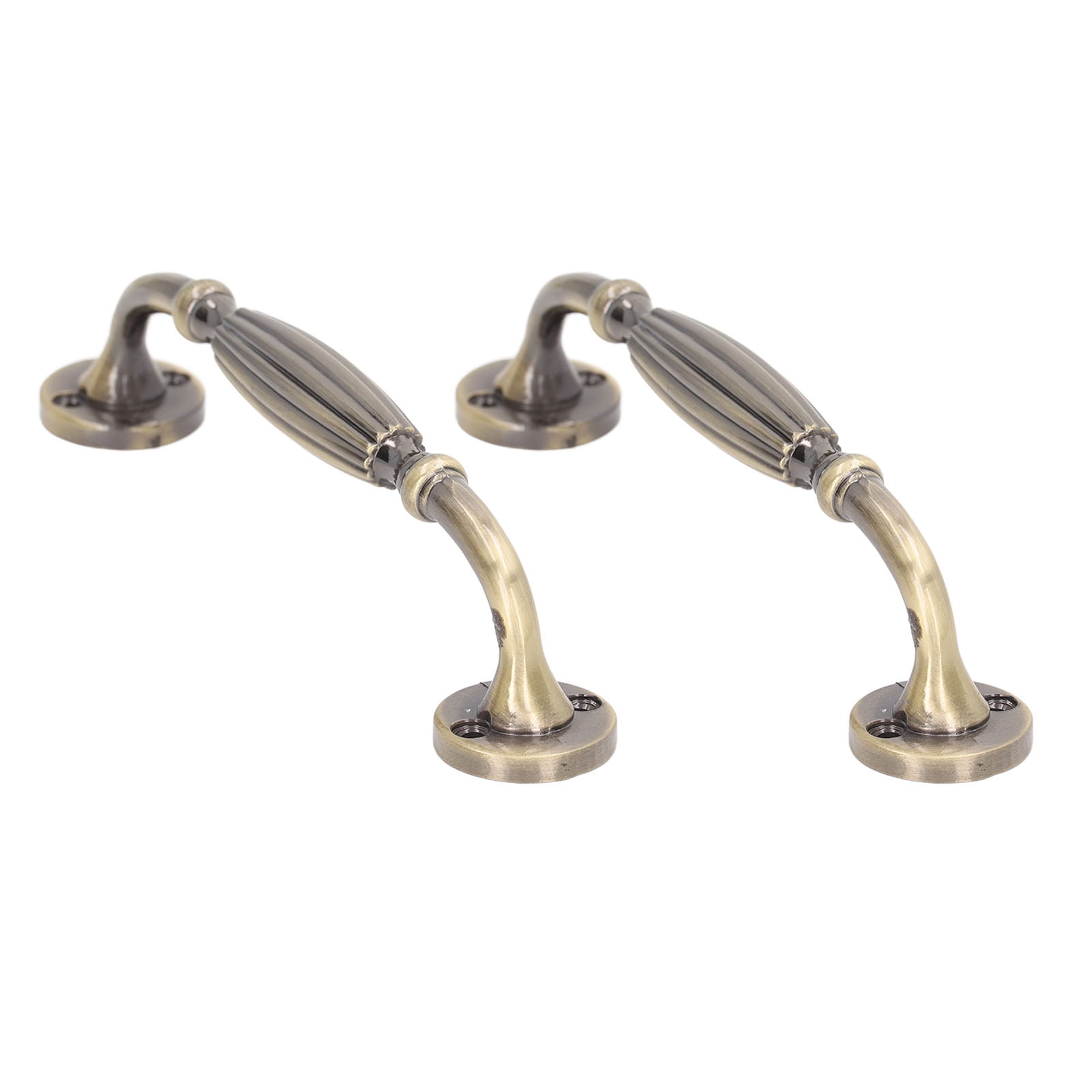 Antique Bronze Door Handles, Rust Proof Professional Door Handles 2 Sets For Entrance Door For