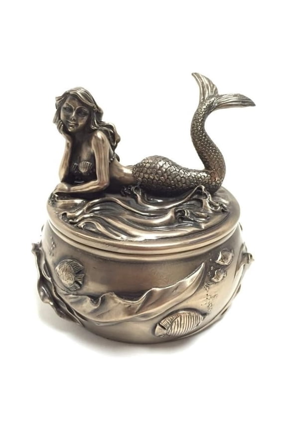 8650 Mermaid Calypso Embellished Trinket and Jewelry Box