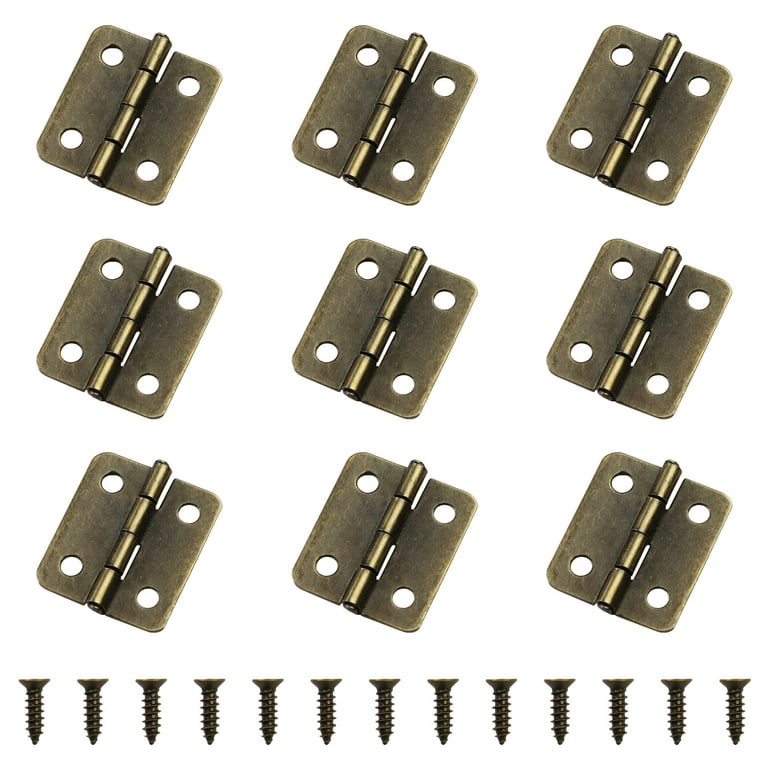 Small Mini Hinges 50 Pack Cabinet Hinges With 200x8mm Mini Brass