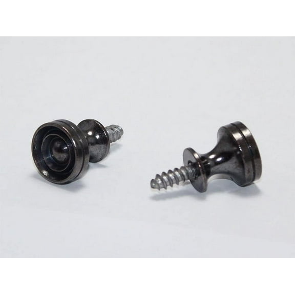 Antique Bronze Piano Desk Knobs with Wood Screws - 1 Pair - Furniture Repair