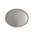 thumbnail image 1 of Antique Brushed Silver Oval Blank Belt Buckle, 1 of 6