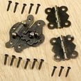 Antique Butterfly Hinges Latch Hasp Kit Jewelry Box Door