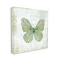 thumbnail image 1 of Antique Butterfly Insect Charming Vintage Postal Scripture Animals & Insects Gallery-Wrapped Canvas Print Wall Art, 17x17, 1 of 6