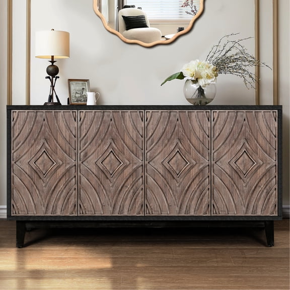High - Quality Materials, Safe Storage - Trustworthy Buffet Cabinet for Family