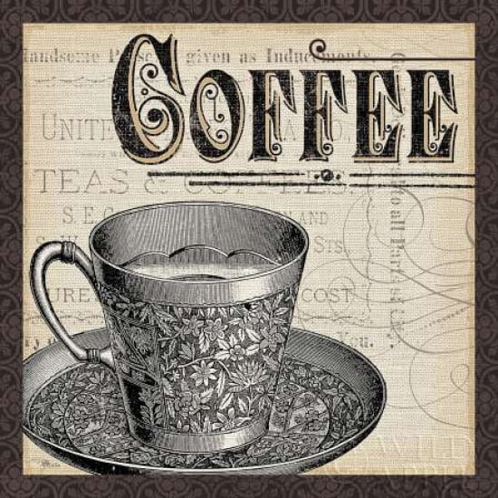 Antique Cafe I with Border Canvas Art - Pela Studio (24 x 24)