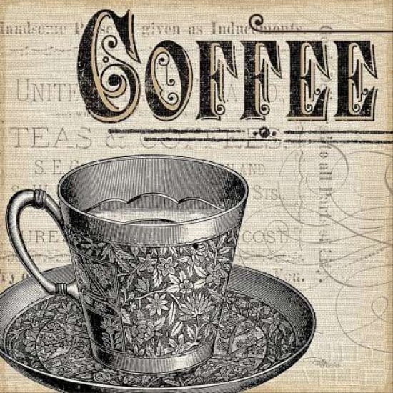 Antique Cafe no Border Canvas Art - Pela Studio (24 x 24)