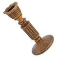 Antique Candle Holder Desktop Vintage Candlestick Holder Resin