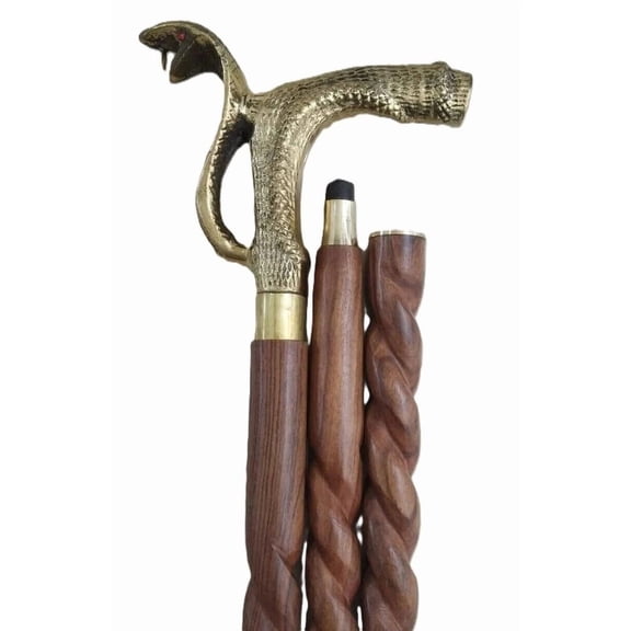 Antique Cane Joker Head Handle Walking Stick Wooden Walking Stick Grandmother, Grandfather, Birthday, Valentine Gift