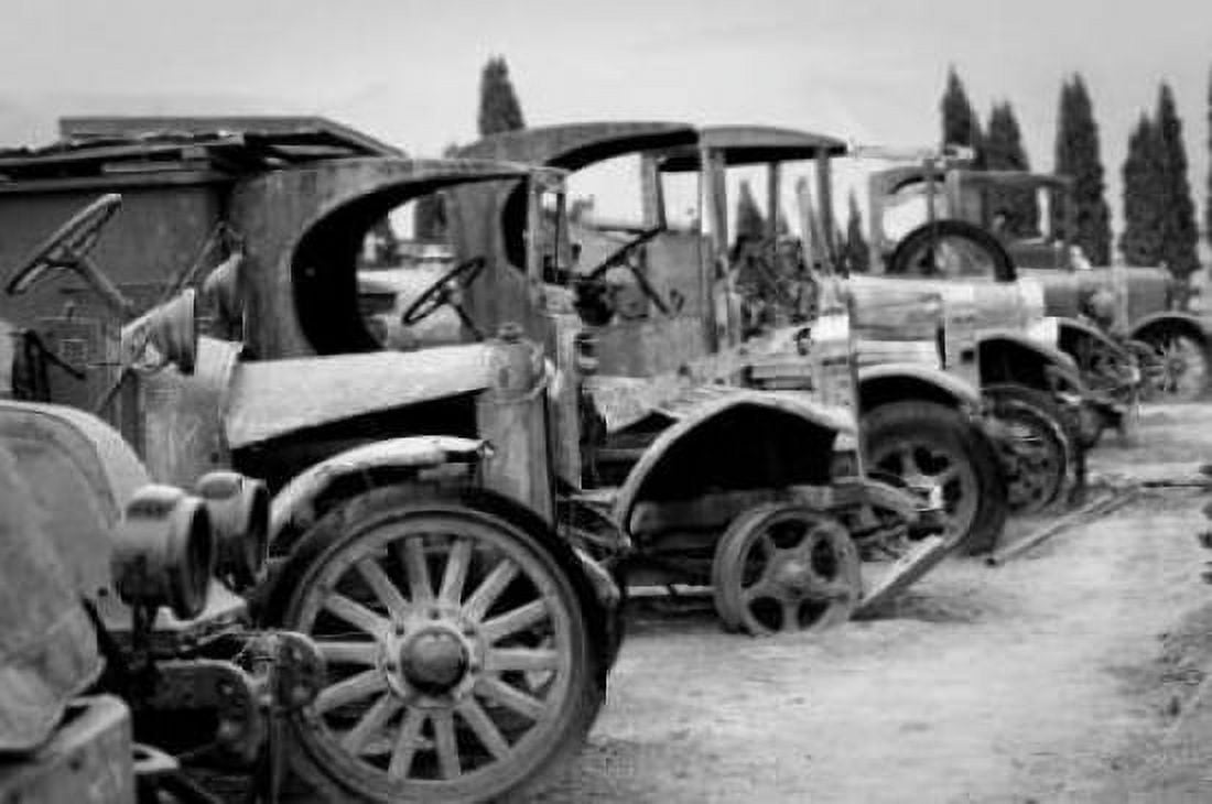 Antique Car Graveyard I Canvas Art - Erin Berzel (20 x 28)