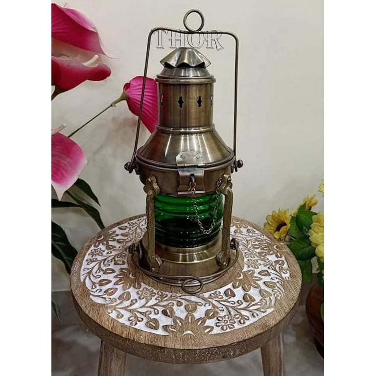 Antique nautical oil lamps on sale