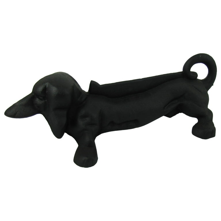 Black Metal Antique Style Cast Iron Dachshund Boot Scraper Black Metal Antique Style Cast Iron Dachshund Boot Scraper