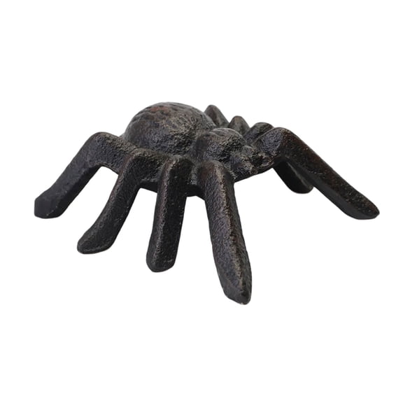 Antique Cast Iron Spiders Sculpture Handcrafted Home Decors Unique Ornament For Gothic Office Desk Shelf Display Gift