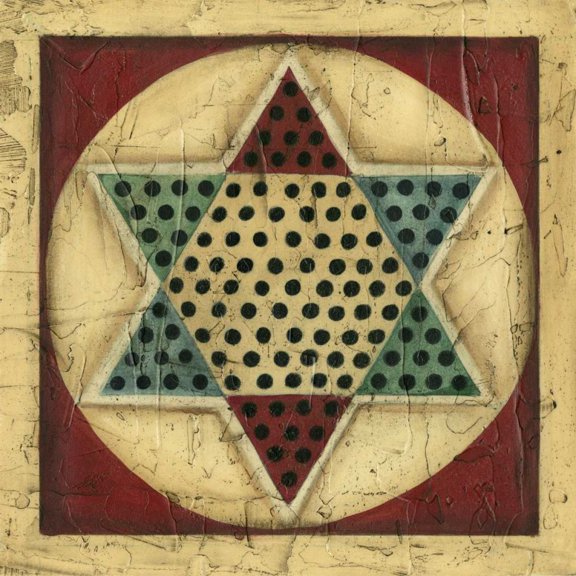 Antique Chinese Checkers Poster Print - Ethan Harper (24 x 24)