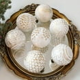 thumbnail image 1 of Antique Christmas Ball Ornaments Set | 12-Piece 8cm Vintage Style Hanging Decorations | Boxed Holiday Tree Decor for Festive Season, 1 of 7