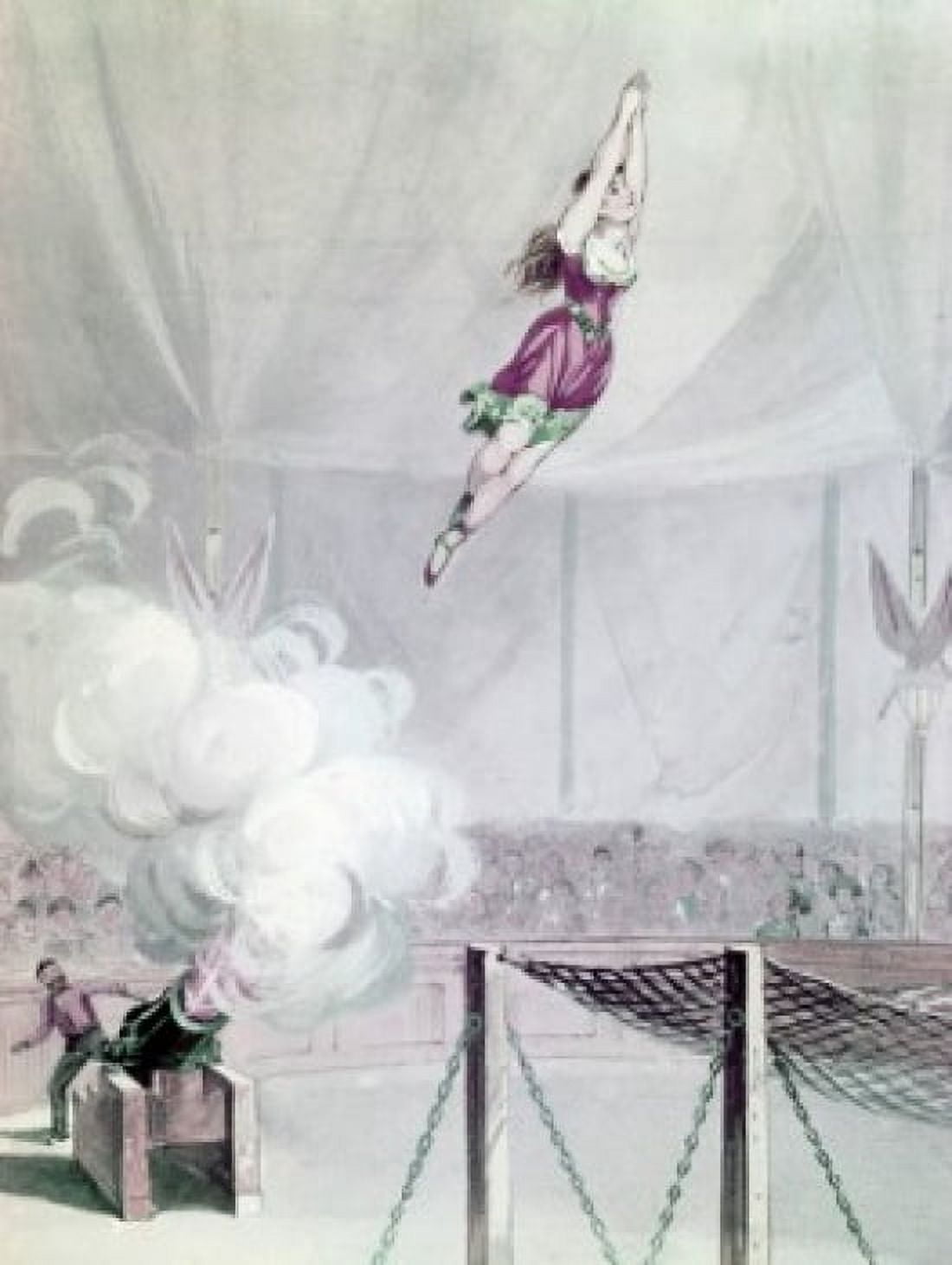 Antique Circus poster by Alex Hoag Canvas Art - (24 x 36)