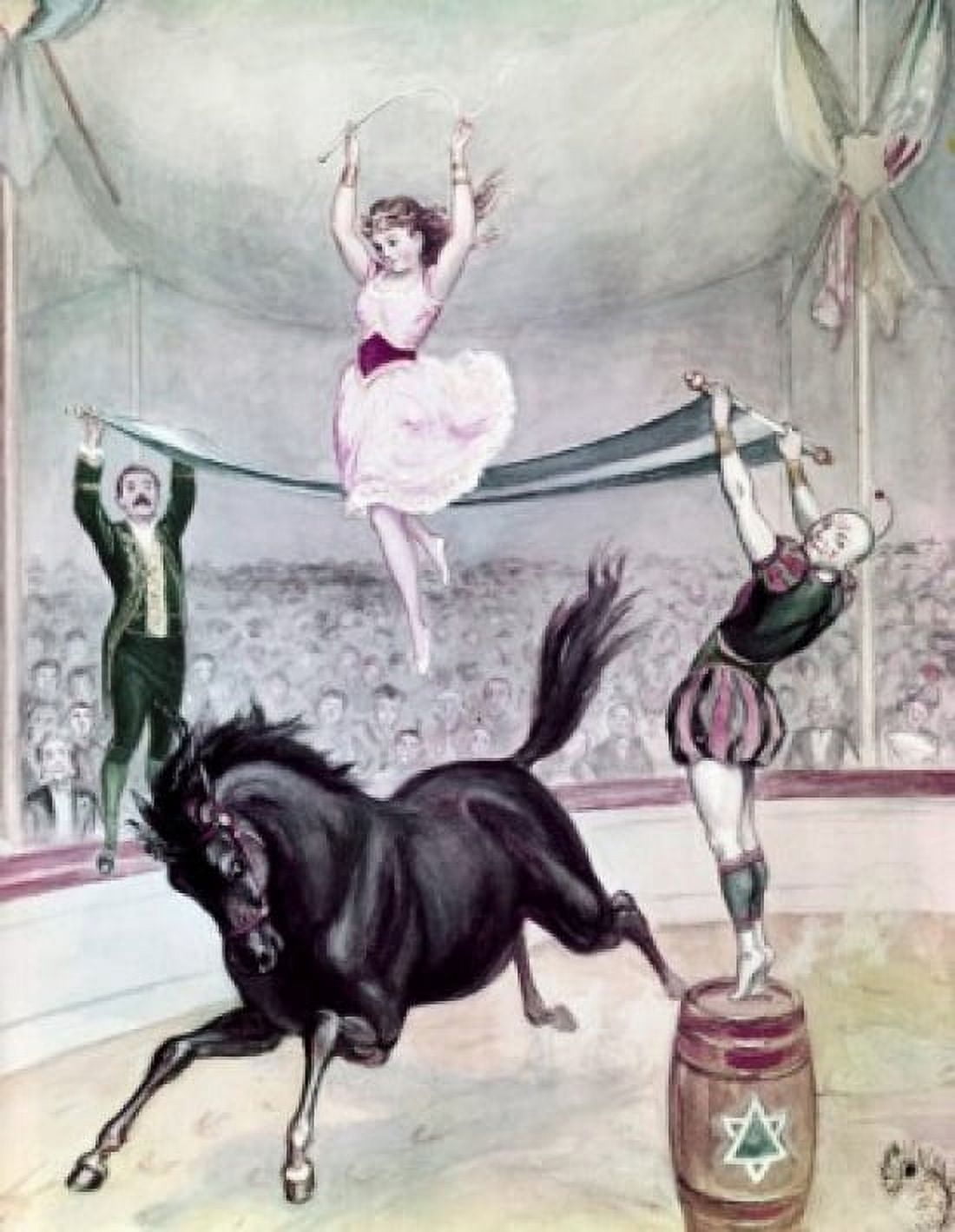 Antique Circus poster by Alex Hoag Canvas Art - Alex Hoag (24 x 36)