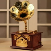 Antique Classical Retro Gramophone Music Box Home Decoration Creative Gift