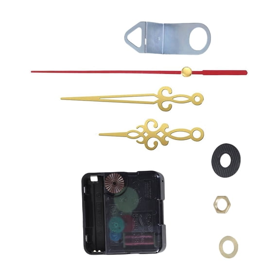Antique Clock Hands with Battery Operated Quiet Wall Clock Movement Motor Kits