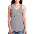 thumbnail image 1 of Antique Coastal Chart Ii. Racerback Tank Women -Vision Studio Designs, Female x-Small, 1 of 4