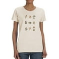 thumbnail image 1 of Antique Coastal Chart Ii. T-Shirt Women -Vision Studio Designs, Female Small, 1 of 4