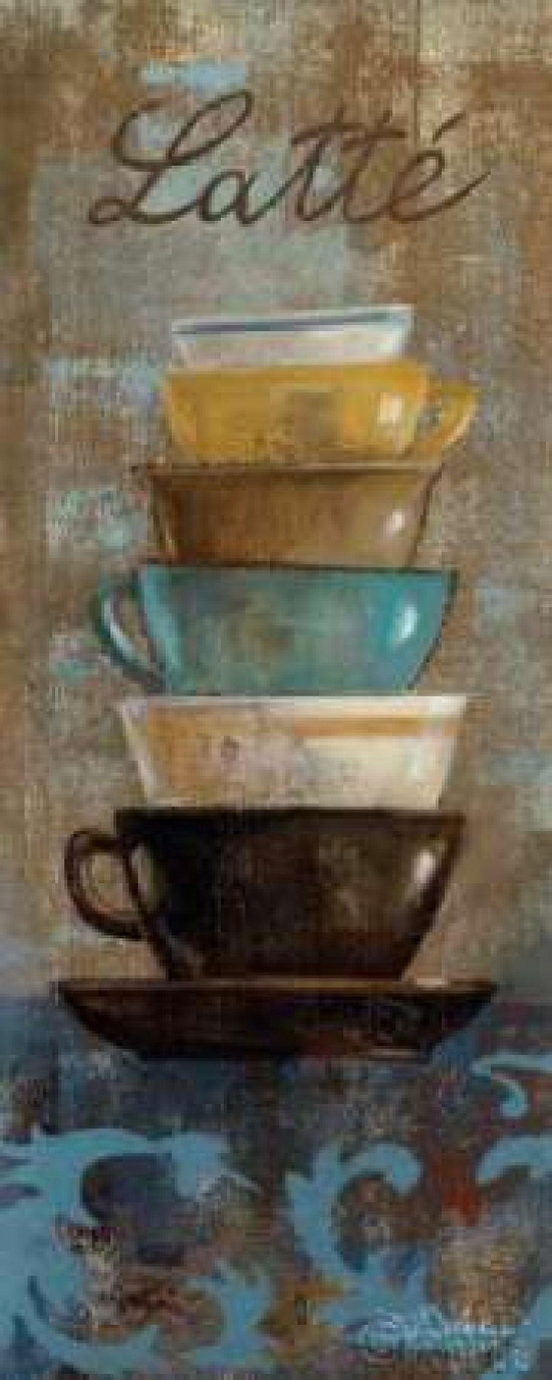 Antique Coffee Cups II Canvas Art - Silvia Vassileva (24 x 48)