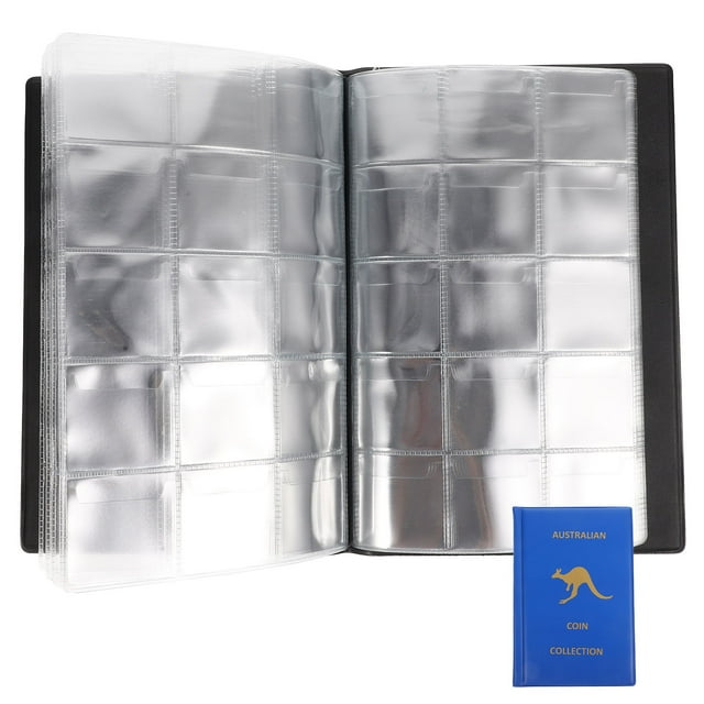Antique Coin Album Coin Collecting Storage Book Classic Coin Storage