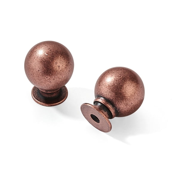 Antique Copper 1 Inch 10 Pack Cabinet & Furniture Pulls