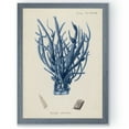 thumbnail image 1 of Wexford Home Antique Coral in Navy V-Framed Canvas - Grey - 16X22, 1 of 4