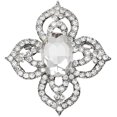 thumbnail image 1 of Antique Crystal Brooch Pin for Women Men Vintage Rhinestone Art Deco Flower Clover Boho Victorian Brooches Lapel Pins Elegant Dress Accessories Wedding Birthday Jewelry, 1 of 12