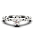 thumbnail image 1 of Antique Dazzling Boho & hippie 1.25 Carat Round Cut Diamond Moissanite Unique Engagement Ring, Wedding Ring in10k Solid White Gold, Affordable Gift For Woman, Promise Ring, Anniversary Gift, 1 of 3