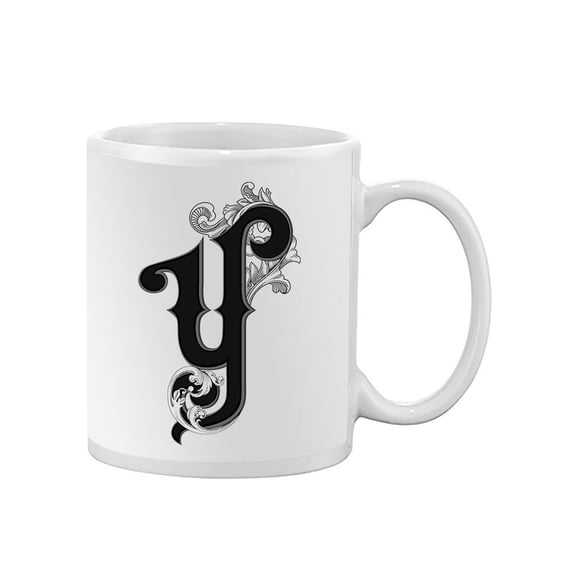 Antique Design Letter Y  Mug Unisex's -Image by Shutterstock