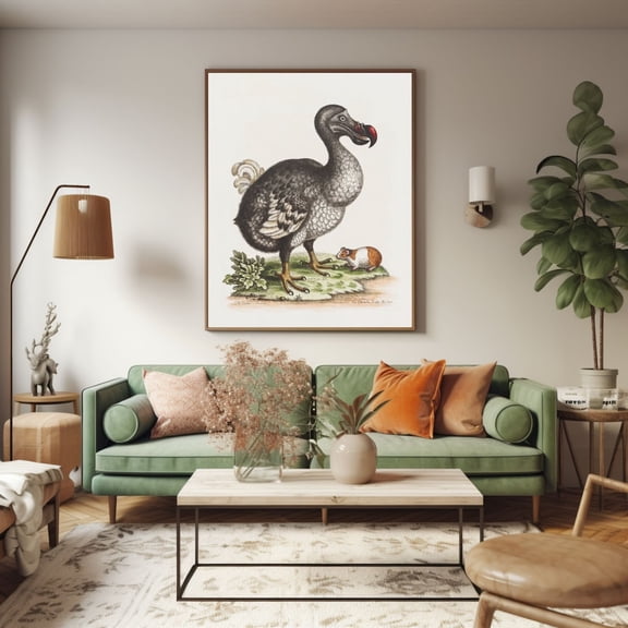 Antique Dodo Bird Dodo Guinea Pig And Dodo Poster Unframed Paper Print