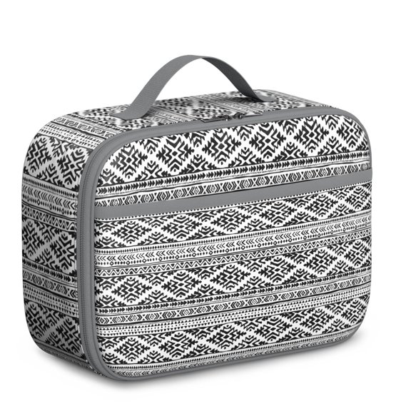 Antique Effect Lunch Bag – Vintage Artistic Thermal Box with Traditional Design for Trendy Parents