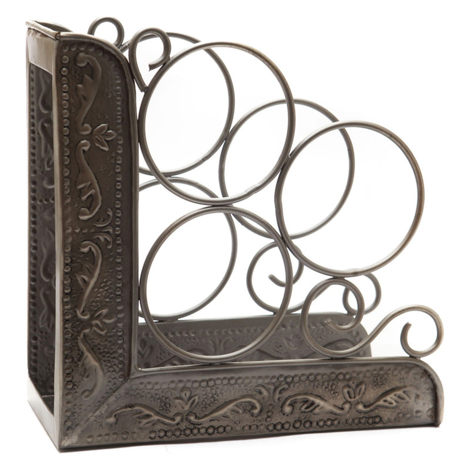 Victoria Antique Embossed Wine Rack Bookend - Walmart.com