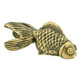 Antique Feng Shui Handicraft Solid Copper Brass Carp Ornaments For Home