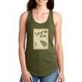 thumbnail image 1 of Antique Ferns Racerback Tank Women -Denis Diderot Designs, Female Large, 1 of 4