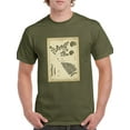 thumbnail image 1 of Antique Ferns T-Shirt Men -Denis Diderot Designs, Male 4X-Large, 1 of 4